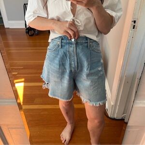 We the Free Distressed Denim Shorts